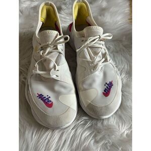 Nike Free RN 5.0 Laser Fuschia CI1289-100 Womens Size 11